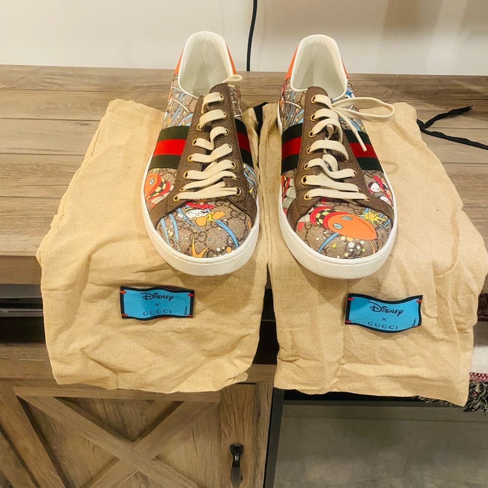 Gucci Disney Sneakers with Colorful Print